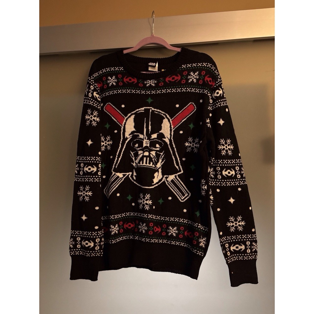 Star Wars Black Sweater Men's‎ Size Large